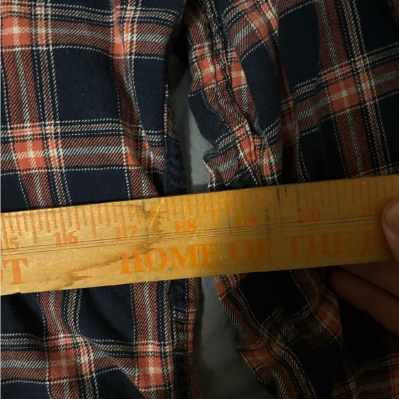 Wrangler Western Flannel Shirt Mens Medium Plaid Flex for Comfort Workwear NWOT - Picture 7 of 16